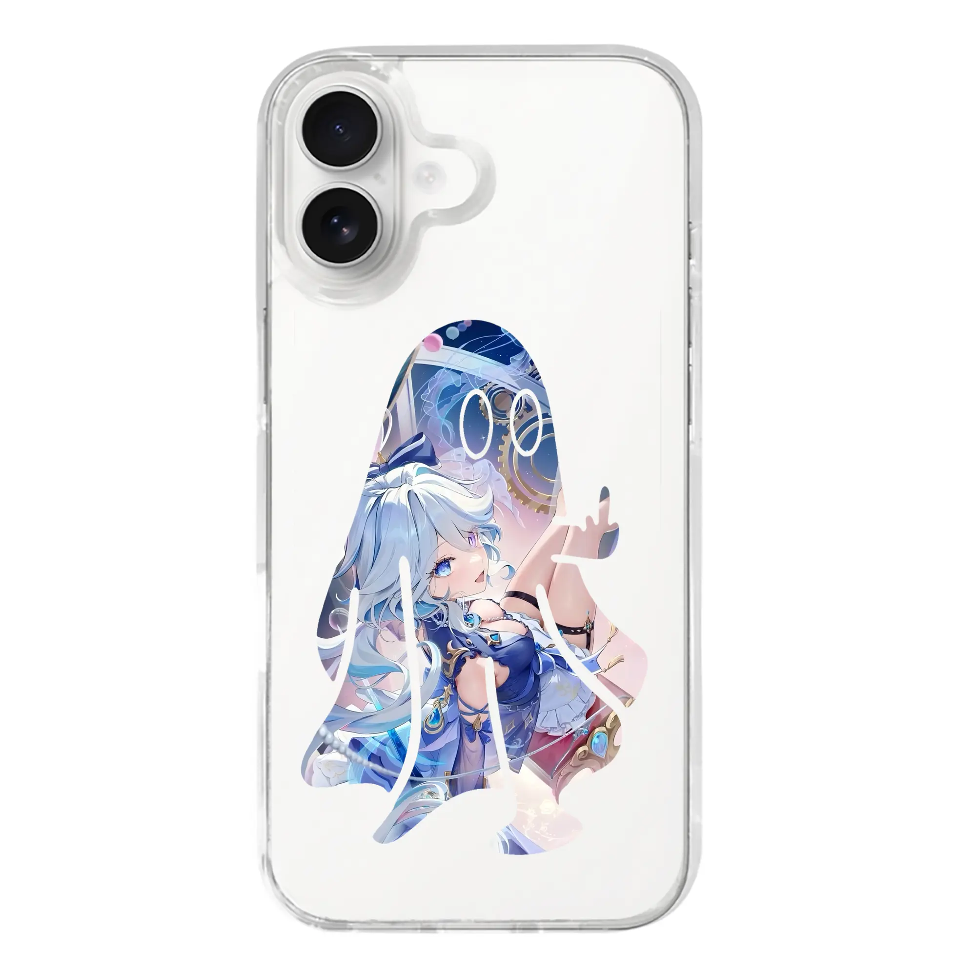 原 神 グッズ フリーナ - iPhone 17シリーズ 透明スマホケース – 薄型・耐衝撃・精密フィット保護カバー